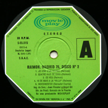 El Recital De Madrid  - secondary