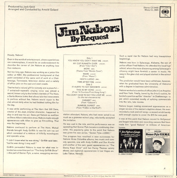Jim Nabors - By Request