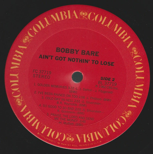 Ain't Got Nothin' To Lose - secondary