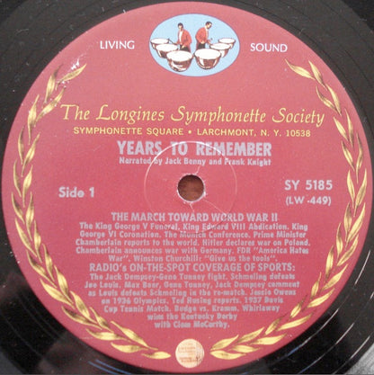 The Years To Remember... - secondary