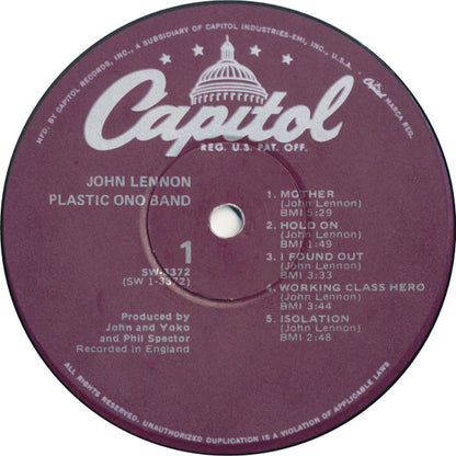 John Lennon / Plastic Ono Band - secondary