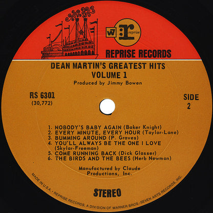 Dean Martin's Greatest Hits! Vol. 1 - secondary