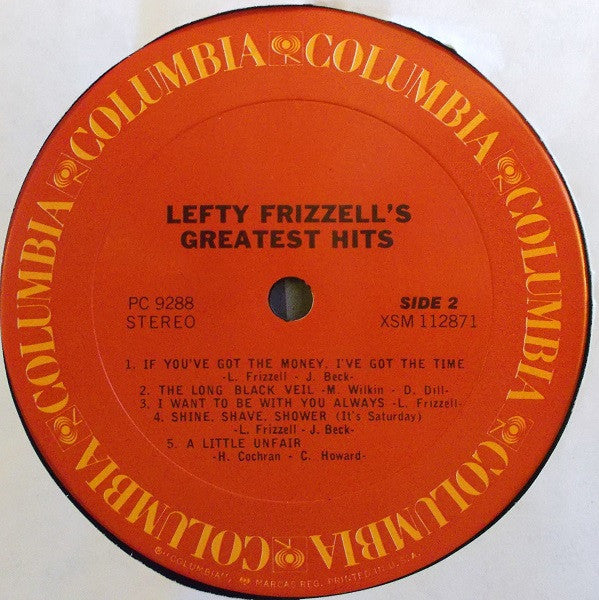 Lefty Frizzell's Greatest Hits - secondary