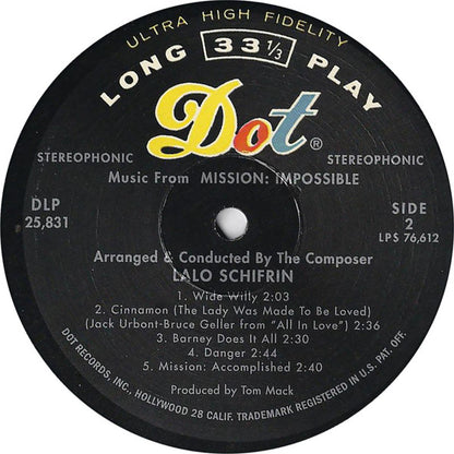 Lalo Schifrin - Music From Mission: Impossible