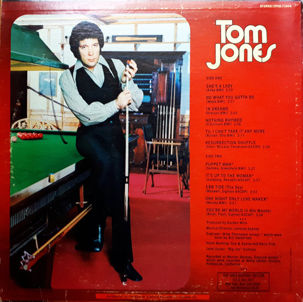 Tom Jones - Tom Jones Sings She's A Lady