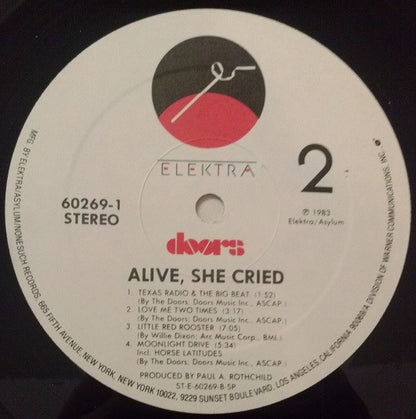 Alive, She Cried - secondary