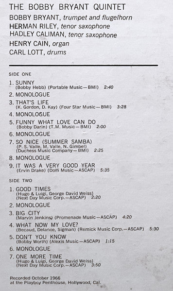 One More Time! Recorded Live At The Playboy Club - secondary