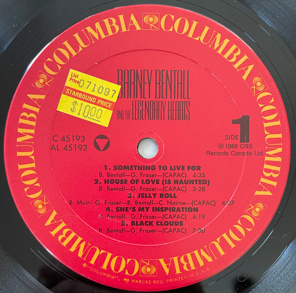 Barney Bentall And The Legendary Hearts - secondary