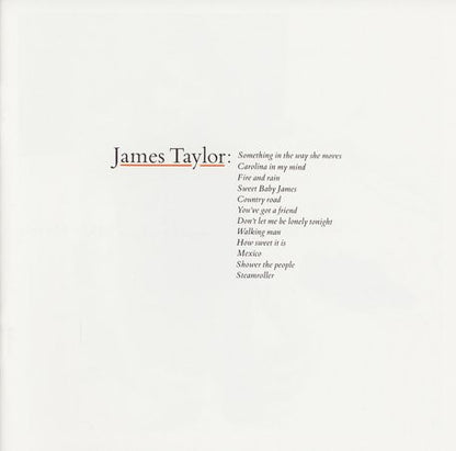 James Taylor's Greatest Hits - primary