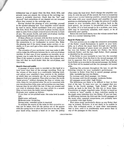 No Artist - Stereo Review's Stereo Test Record (Model SR 12)