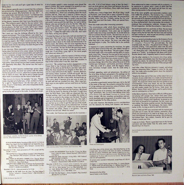 The Complete Artie Shaw Volume IV 1940/1941 - secondary