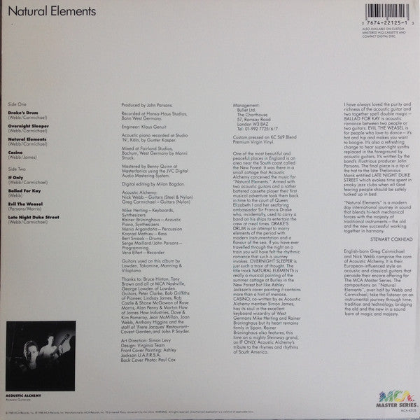 Acoustic Alchemy - Natural Elements