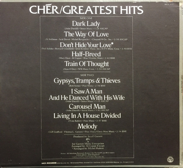Cher - Greatest Hits