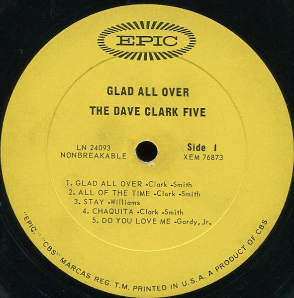 Glad All Over - secondary