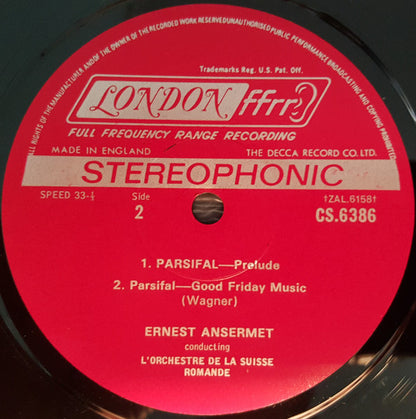 Ernest Ansermet, Richard Wagner - Ansermet Conducts Wagner