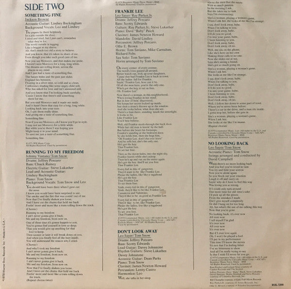 Leo Sayer - secondary