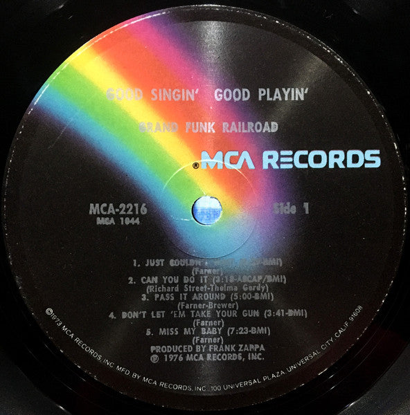 Good Singin' Good Playin' - secondary