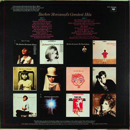 Barbra Streisand's Greatest Hits - secondary