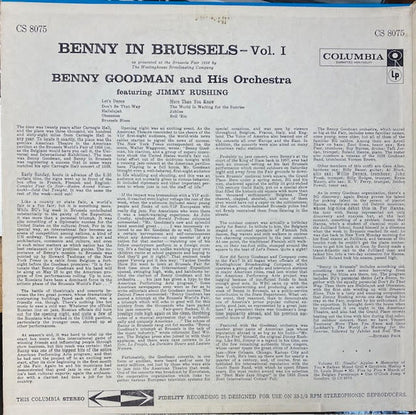 Benny In Brussels Volume 1 - secondary