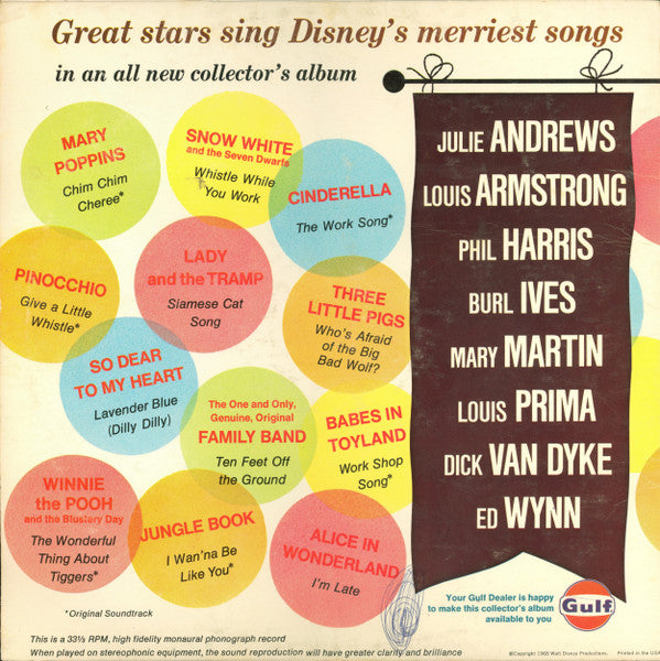 Walt Disney's Merriest Songs - secondary