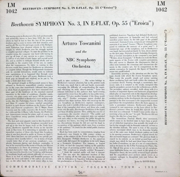 Ludwig van Beethoven, Arturo Toscanini, NBC Symphony Orchestra - Symphony No. 3 In E-Flat, Op. 55 ("Eroica")