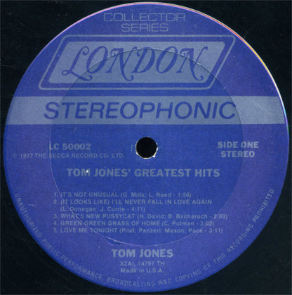 Tom Jones - Greatest Hits