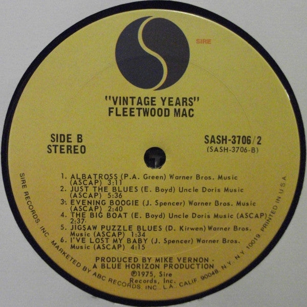 Fleetwood Mac - Vintage Years