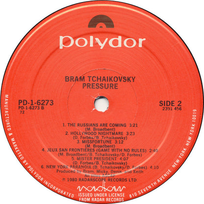 Pressure - secondary