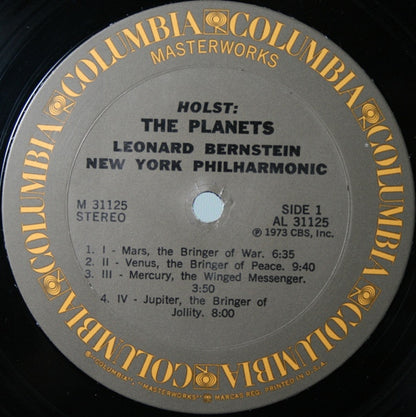 Gustav Holst, Leonard Bernstein, New York Philharmonic - The Planets
