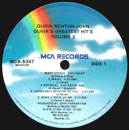 Olivia's Greatest Hits Vol. 2 - secondary