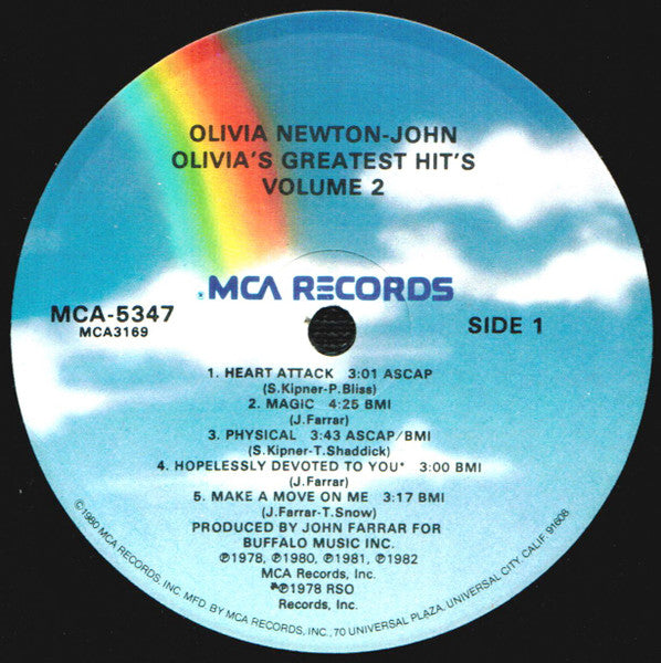 Olivia's Greatest Hits Vol. 2 - secondary