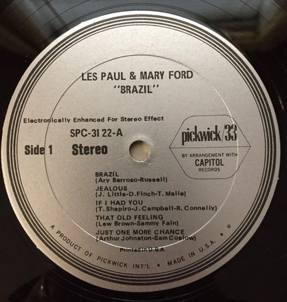 Brazil (The Wild Guitars Of Les Paul & Mary Ford) - secondary