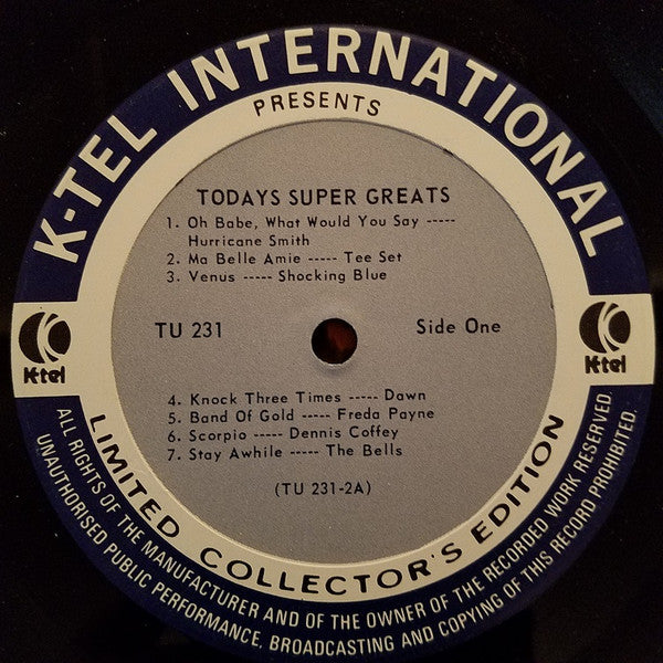 Various - Today's Super Greats: Part-2