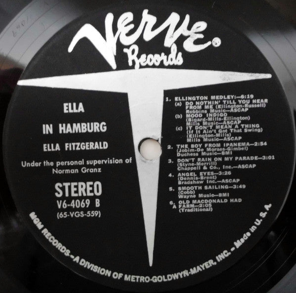 Ella Fitzgerald - Ella In Hamburg