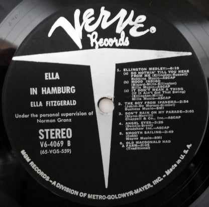 Ella Fitzgerald - Ella In Hamburg