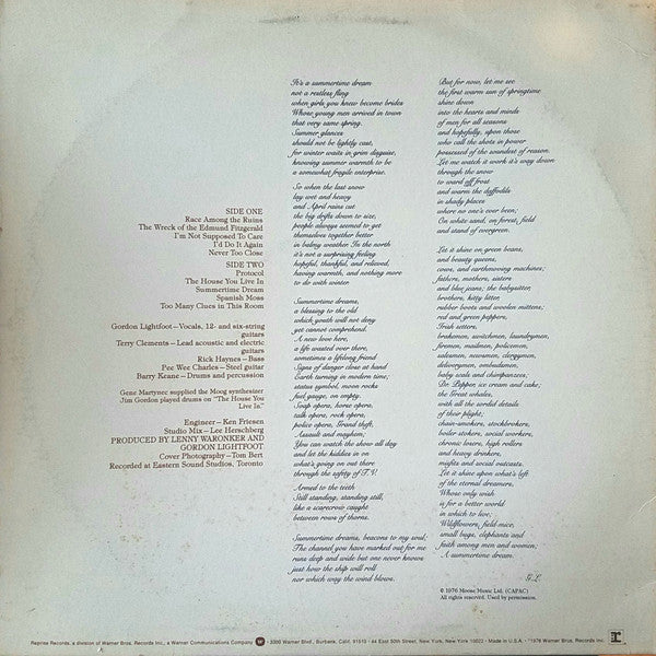 Summertime Dream - secondary