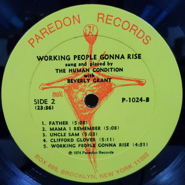 The Human Condition (2), Beverly Grant - Working People Gonna Rise!