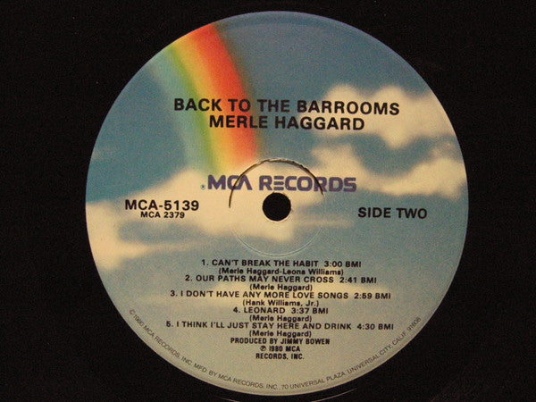 Back To The Barrooms - secondary