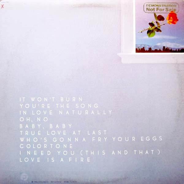 Love Is A Fire - secondary