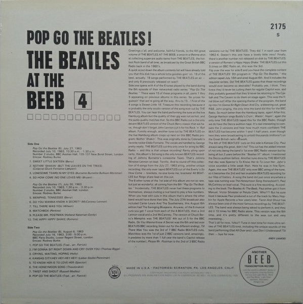 The Beatles At The Beeb Vol. 4 - secondary