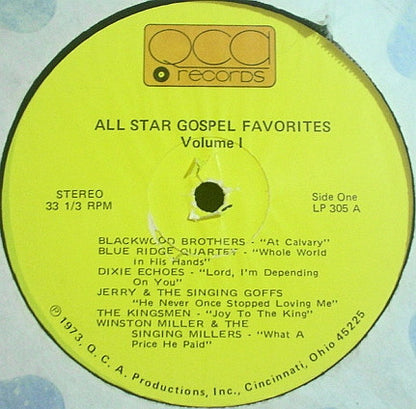 All Star Gospel Favorites Vol. I - secondary