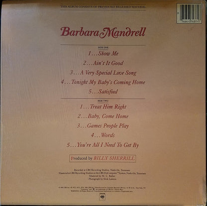 Barbara Mandrell - Looking Back