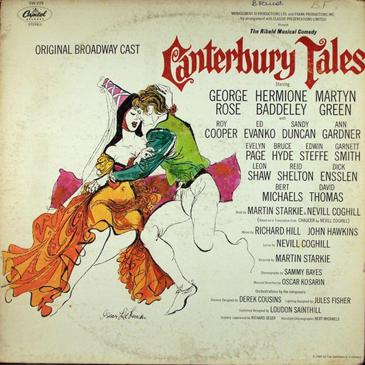 George Rose, Hermione Baddeley, Martyn Green - Canterbury Tales - Original Broadway Cast