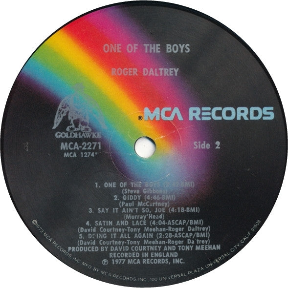 One Of The Boys - secondary