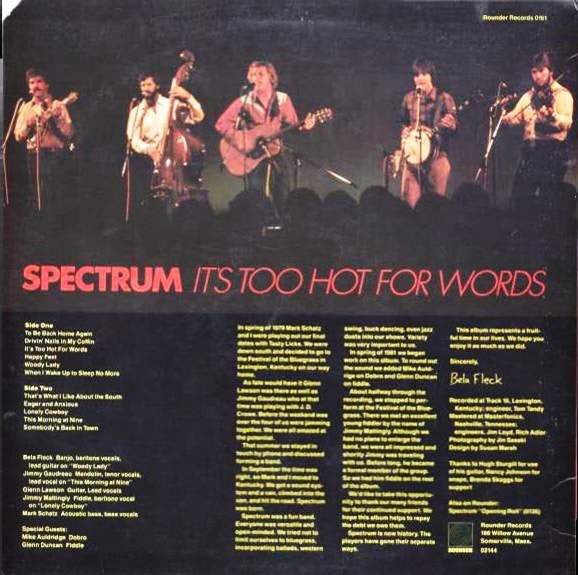 It's Too Hot For Words - secondary