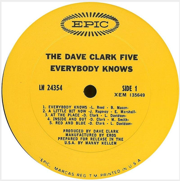 The Dave Clark Five - Everybody Knows