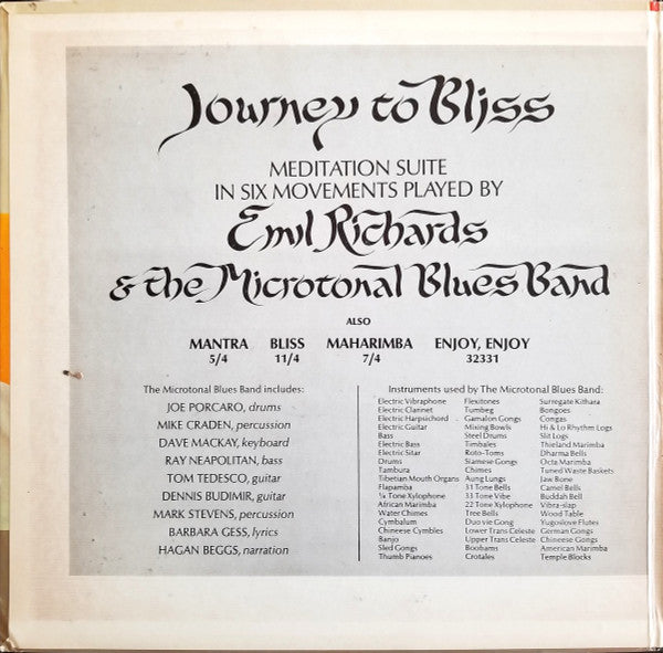 Emil Richards & The Microtonal Blues Band - Journey To Bliss