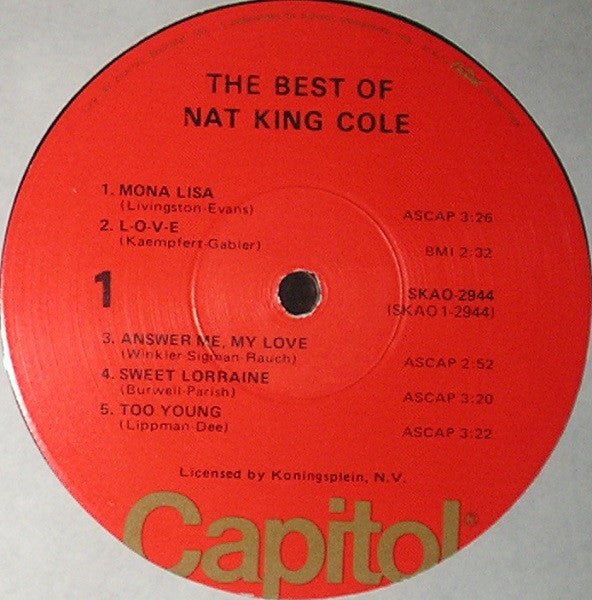 The Best Of Nat King Cole - secondary