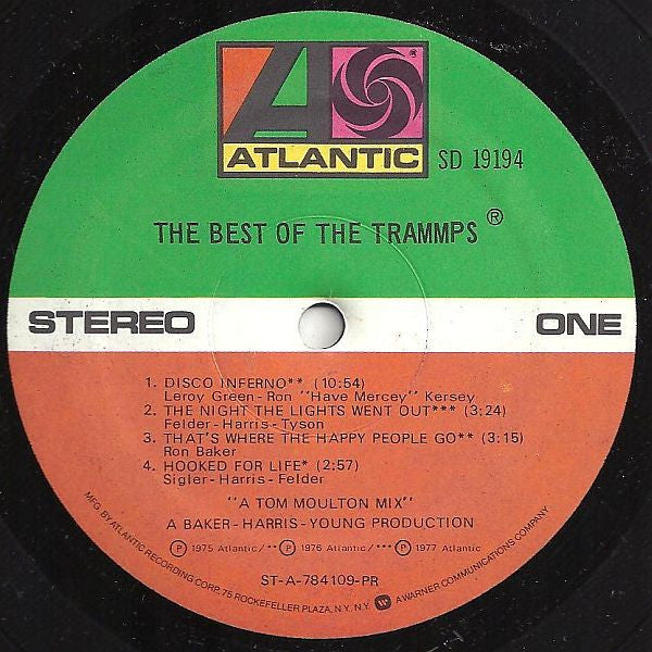 The Best Of The Trammps - secondary