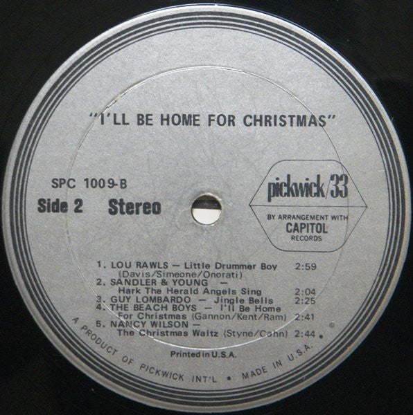 Various - I'll Be Home For Christmas